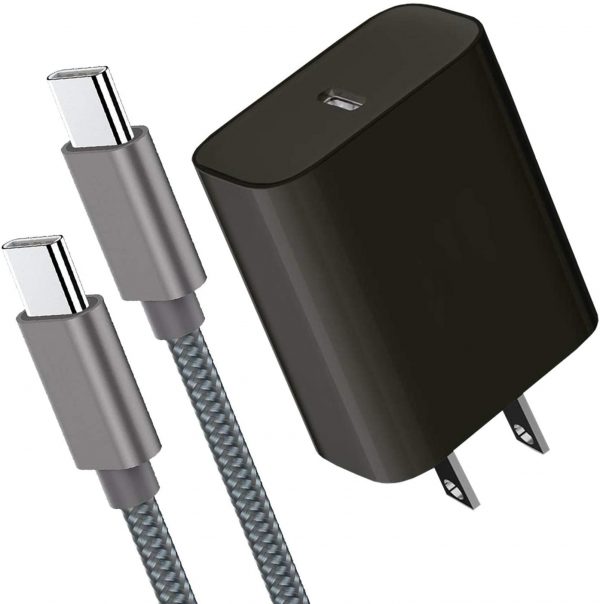 Boxgear USB-C (10 Feet) Fast Charger Set 18W Compatible with Google Pixel 4 XL