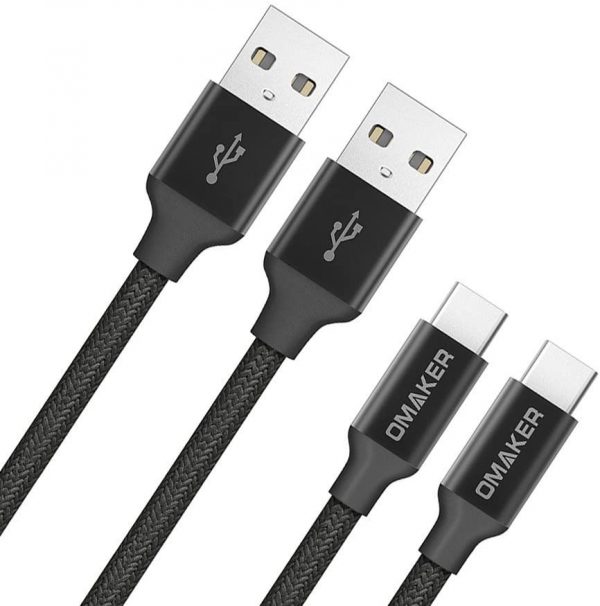 Micro USB Cables Nylon Braided 4-Pack Android Charging Cable Cords